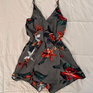 Tropical Cami Romper, Women’s Small